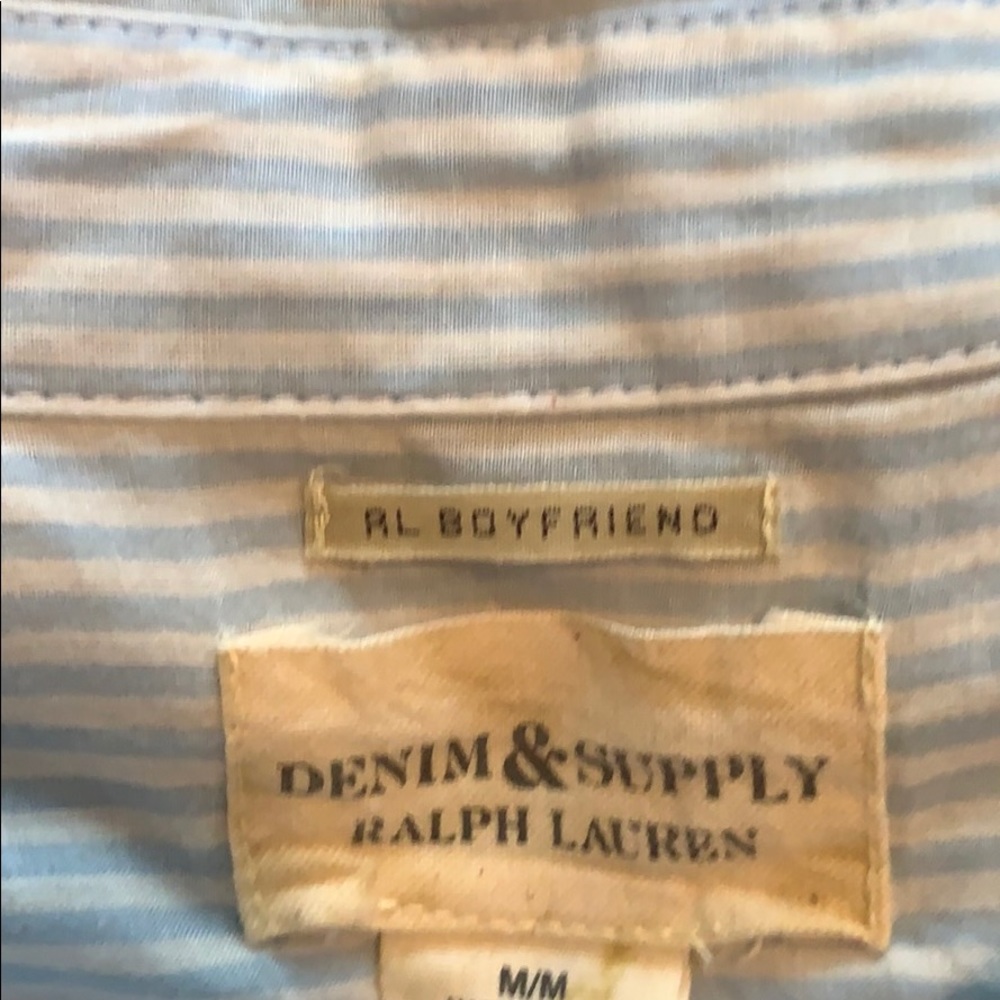 Ralph Lauren boyfriend stripe shirt